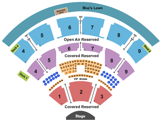 Walnut Creek Amphitheatre Outlaw Music Festival Seating Chart